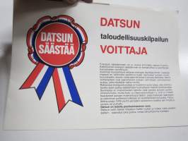 Datsun Säästäjä -myyntiesite / sales brochure
