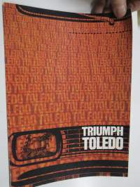 Triumph Toledo -myyntiesite / sales brochure