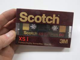 Scotch 3M XS I 60 min C-kasetti, käyttämätön avaamattomassa pakkauksessaan