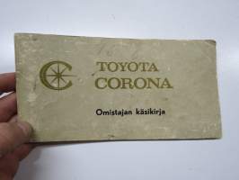 Toyota Corona -käyttöohjekirja