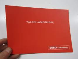 Esso - Talon lämpökirja -lämmitysasiaa & lämmitysöljyn kulutuksen seurantaan tarkoitettu kirja, käyttämätön