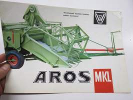 Aros MKL hinattava leikkuupuimuri -myyntiesite / brochure