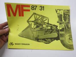 Massey-Ferguson 87 / 31 leikkuupuimuri -myyntiesite / brochure