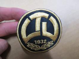 LTU 1932 - Littoisten Työväen Urheilijat -kangasmerkki