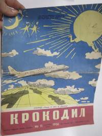 Крокодил 1956 nr 11 (Krokodil), neuvostoliittolainen satiiri- ja pilalehti