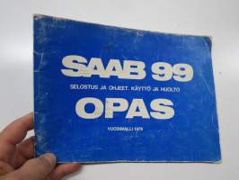 Saab 99 vm. 1979 -käyttöohjekirja