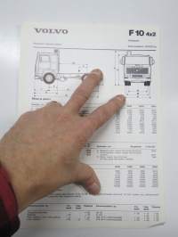 Volvo F 10 4 X 2 tekniset tiedot -esite