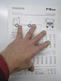 Volvo F 12 6 X 2 tekniset tiedot -esite
