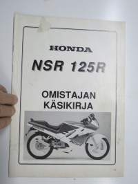 Honda NSR 125 R omistajan käsikirja -käyttöohjekirja
