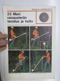 Suunnitelmallinen hakkuutyö - Maxi raivausterien teroitus ja hoito - Husqvarna metsätekniikkaa -forest care / working with clearing saw