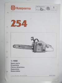 Husqvarna 254 moottorisaha -varaosaluettelo