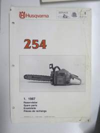 Husqvarna 254 moottorisaha -varaosaluettelo