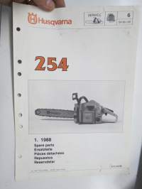 Husqvarna 254 moottorisaha -varaosaluettelo
