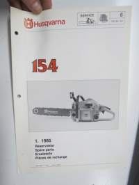 Husqvarna 154 moottorisaha -varaosaluettelo