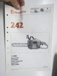 Husqvarna 242 moottorisaha -varaosaluettelo