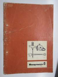 Husqvarna 180S motorsåg verkstadshandbok -korjaamokirja ruotsiksi