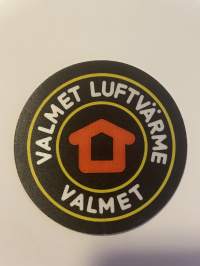Valmet luftvärme -tarra