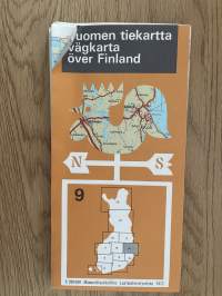 Suomen tiekartta 1972 nr 9