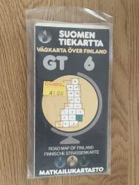 Suomen tiekartta GT 1987 nr 6