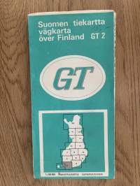 Suomen tiekartta GT 1974 nr 2