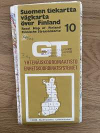 Suomen tiekartta GT 1977 nr 10