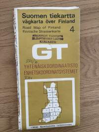 Suomen tiekartta GT 1975 nr 4