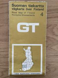 Suomen tiekartta GT 1975 nr 4