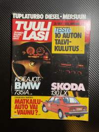 Tuulilasi 1987 nr 3 Koeajo BMW 735iA