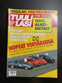 Tuulilasi 1988 nr 8, esittely Suzuki GSX 1100F ja Vespa PX 200 E Lusso