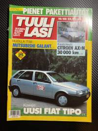 Tuulilasi 1988 nr 10 Koeajo uusi Fiat Tipo, Saabin mallivuosi 1989
