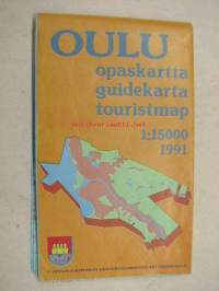 Oulu opaskartta 1:15 000 1991 -kartta