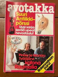 Avotakka 1979 nr 10, Pirkko ja Markku Työläjärven kotona Raumalla, Aulis ja Heidi Blomdstedin koti