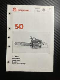 Husqvarna 50 reservdelar -esite. (1.85)