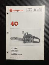 Husqvarna 40 reservdelar -esite. (2.85)