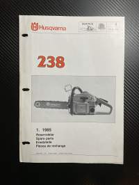 Husqvarna 238 reservdelar -esite. (1.85)