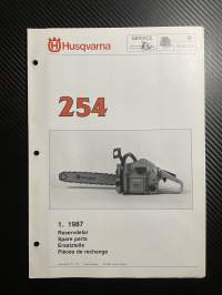 Husqvarna 254 reservdelar -esite. (1.87)