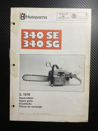 Husqvarna 340 SE / SG reservdelar -esite. (2.78)