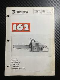 Husqvarna 162 reservdelar -esite. (3.79)