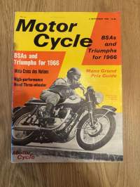 The Motor Cycle 2.9.1965 - english motorcycle magazine / englantilainen moottoripyörälehti