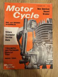 The Motor Cycle 9.12.1965 - english motorcycle magazine / englantilainen moottoripyörälehti