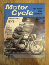 The Motor Cycle 7.10.1965 - english motorcycle magazine / englantilainen moottoripyörälehti