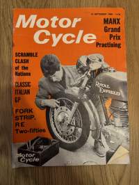 The Motor Cycle 15.9.1966 - english motorcycle magazine / englantilainen moottoripyörälehti