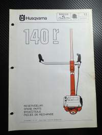 Husqvarna 140R trimmeri -varaosaluettelo