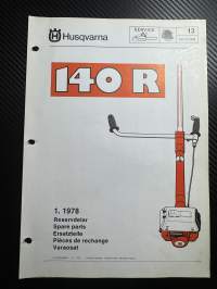 Husqvarna 140R trimmeri -varaosaluettelo