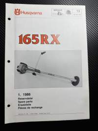 Husqvarna 165R trimmeri -varaosaluettelo