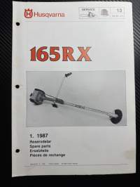 Husqvarna 165R trimmeri -varaosaluettelo
