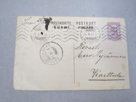 Rovasti Eero Hyvärinen (Karttula) - Ester Launis, 22.2.1923 -postikortti