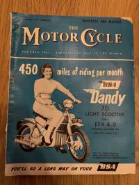 The Motor Cycle 31.1.1957 - english motorcycle magazine / englantilainen moottoripyörälehti