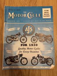 The Motor Cycle 16.10.1958 - english motorcycle magazine / englantilainen moottoripyörälehti