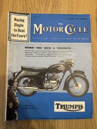 The Motor Cycle 18.8.1960 - english motorcycle magazine / englantilainen moottoripyörälehti